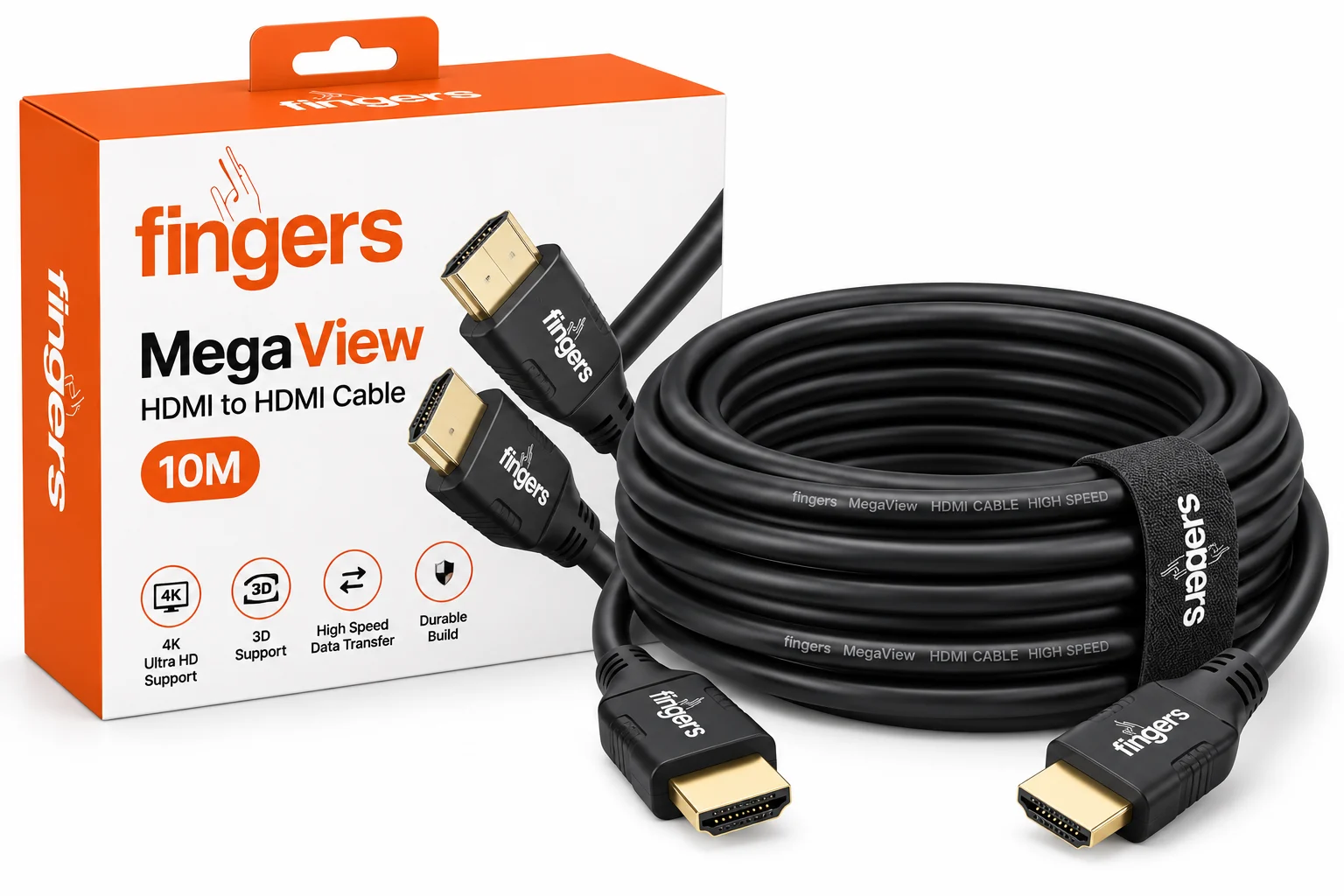 HDMI CABLE-FINGERS MEGAVIEW (HDMI TO HDMI-10M)