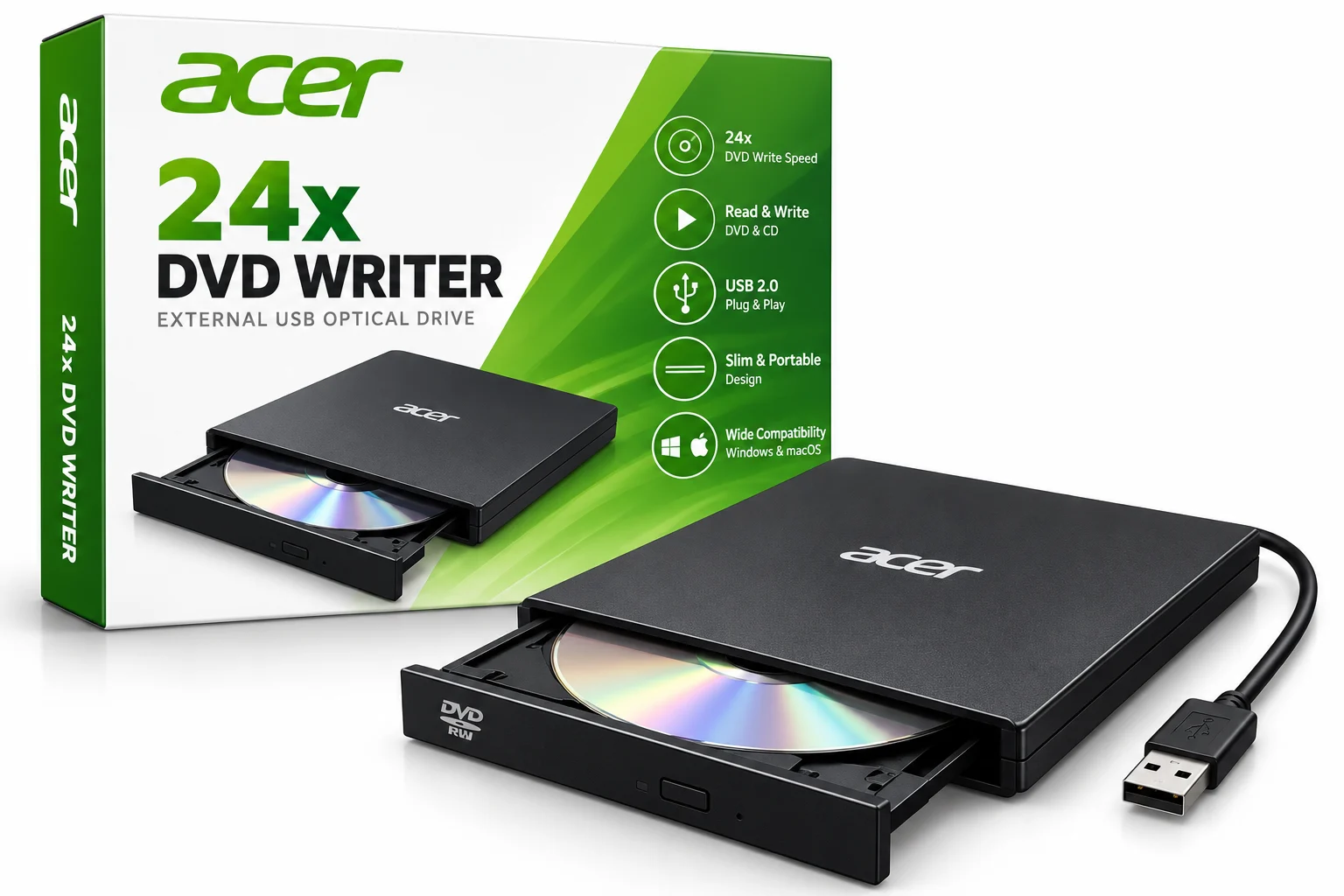 24x Acer DVD Writer
