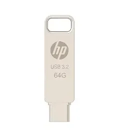 HP 886C 64GB OTG FLASH DRIVE 3.2 GOLD PENDRIVE
