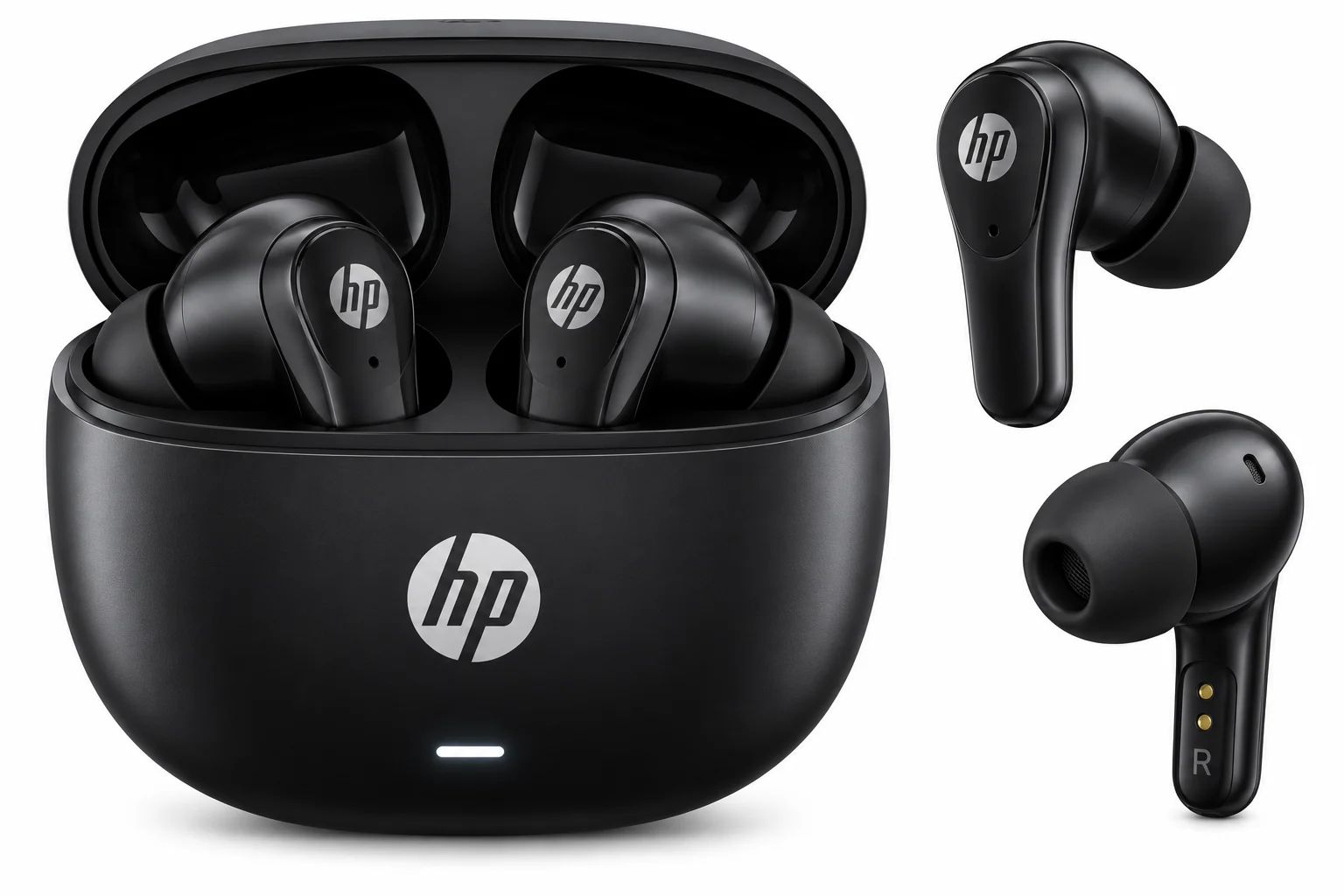 HP H160 Wireless Earbuds Black