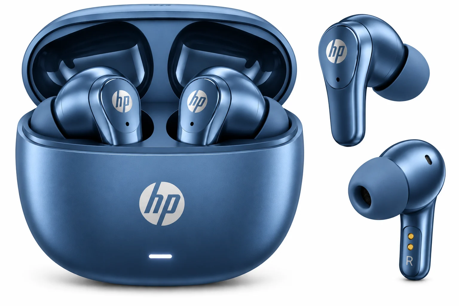 HP H250 Wireless Earbuds Blue