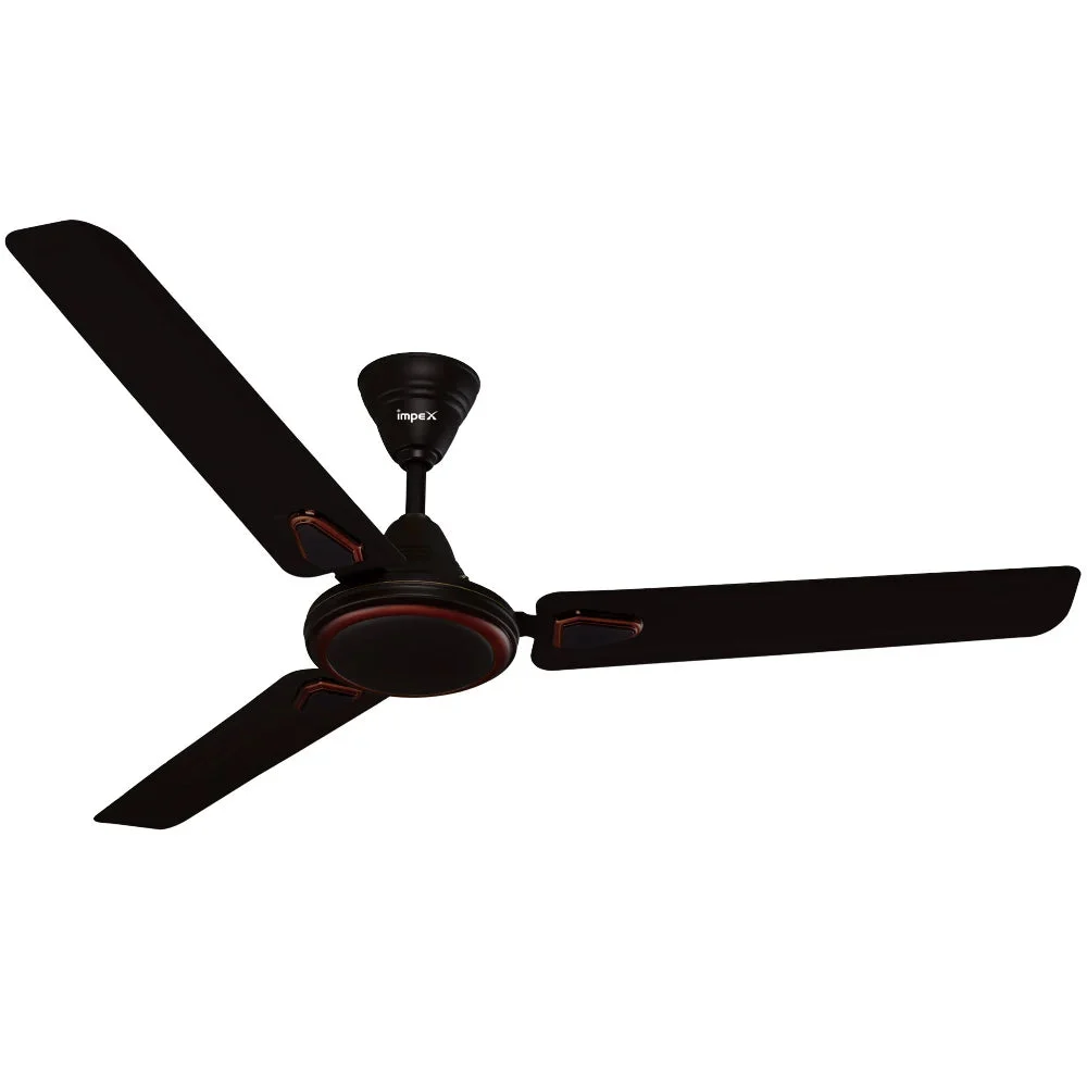 Impex WHIZSTAR Smoke Brown Ceiling Fan | Induction Motor Ceiling Fan | High Speed & Energy Efficient