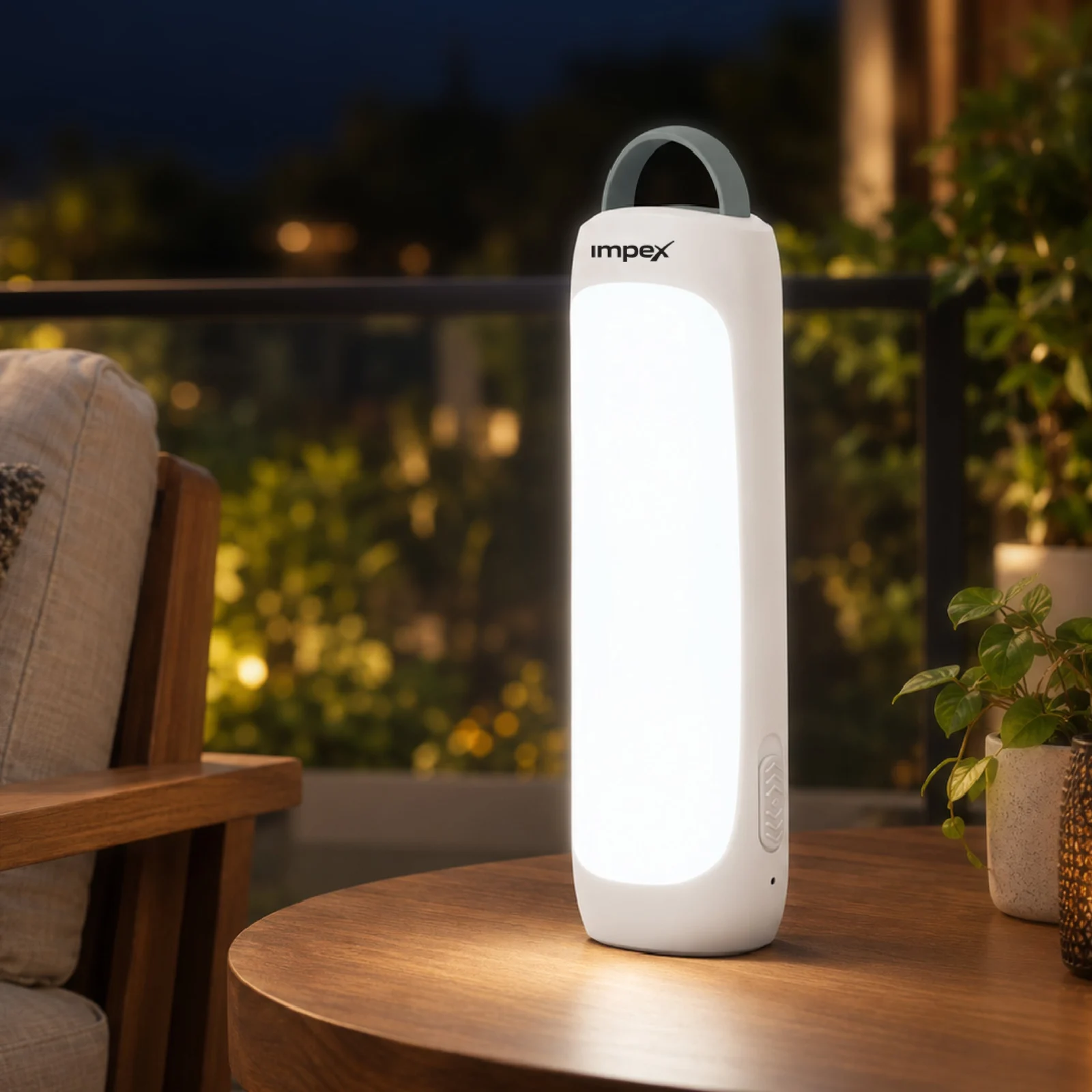 Impex IL 687 Neon Rechargeable LED Lantern | 1200 mah | 4 Hours Backup | 6 Months Warranty