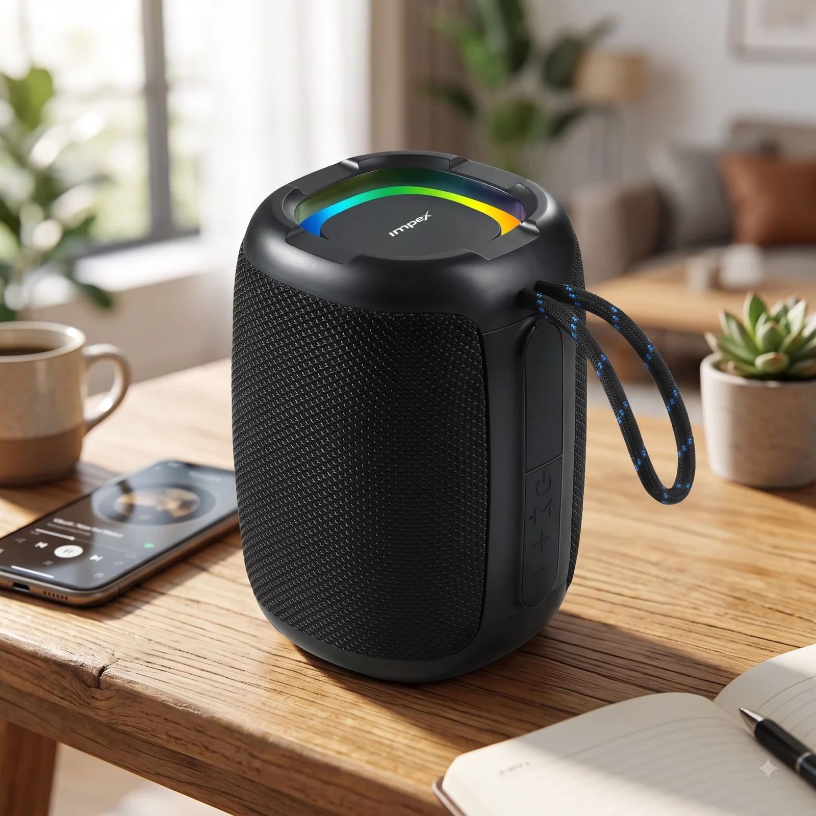 Impex KM 1303 Portable Bluetooth Speaker TWS | 5.3 Bluetooth Connectivity | 12-Months Product Warranty