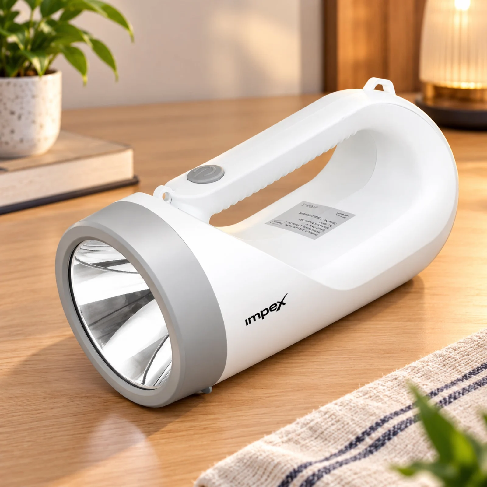 Impex LUMIN A4 Rechargeable LED Flashlight | 3600mAh Battery | 305 Lumens | Dual Light Modes | USB Rechargeable