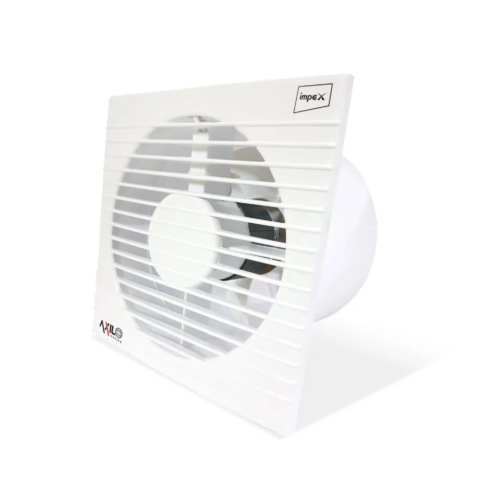 Impex AXILO DX 150 150mm Exhaust Fan | 2200 RPM High-Speed Motor | Powerful Air Ventilation | White | 2 Year Warranty